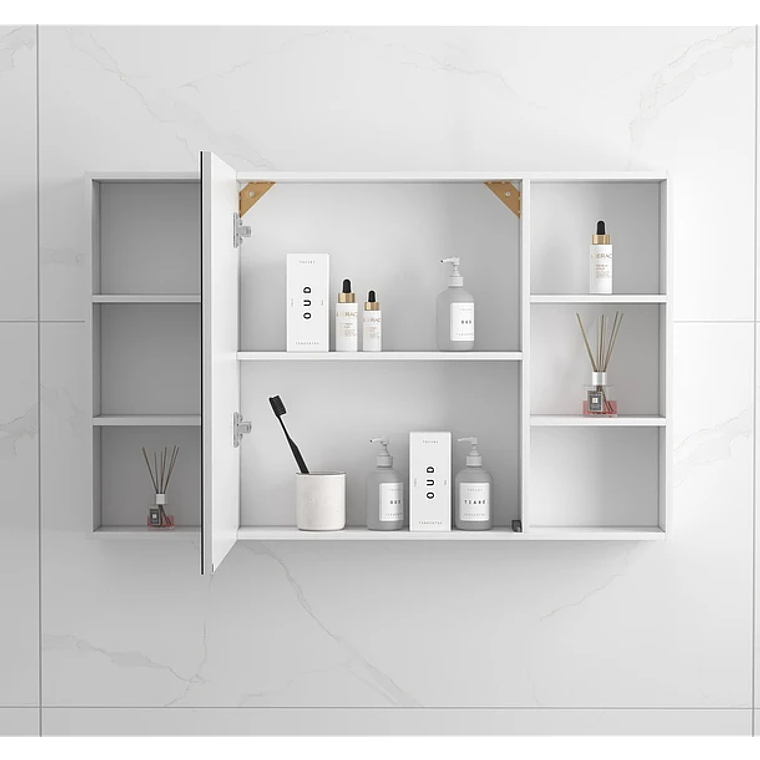 Mueble Botiquin para Baño Domsa MMR-100 Blanco 98x60x14cm 2