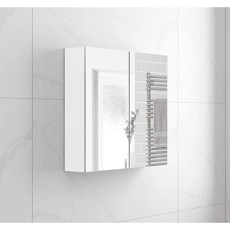 Mueble Botiquín para Baño Domsa MMR-70 Blanco / 68x60x14cm