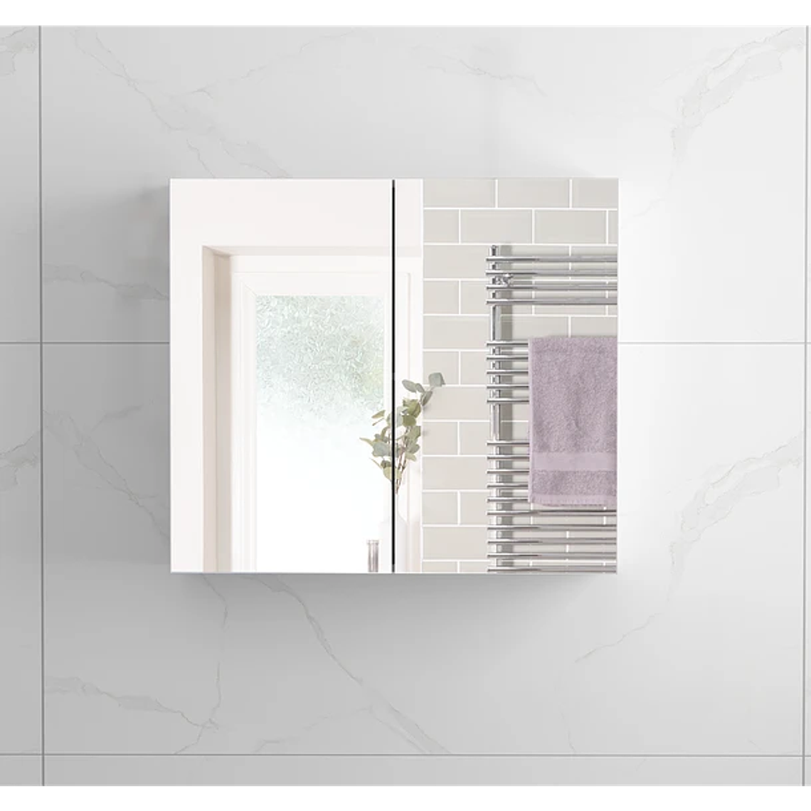 Mueble Botiquín para Baño Domsa MMR-70 Blanco / 68x60x14cm 3