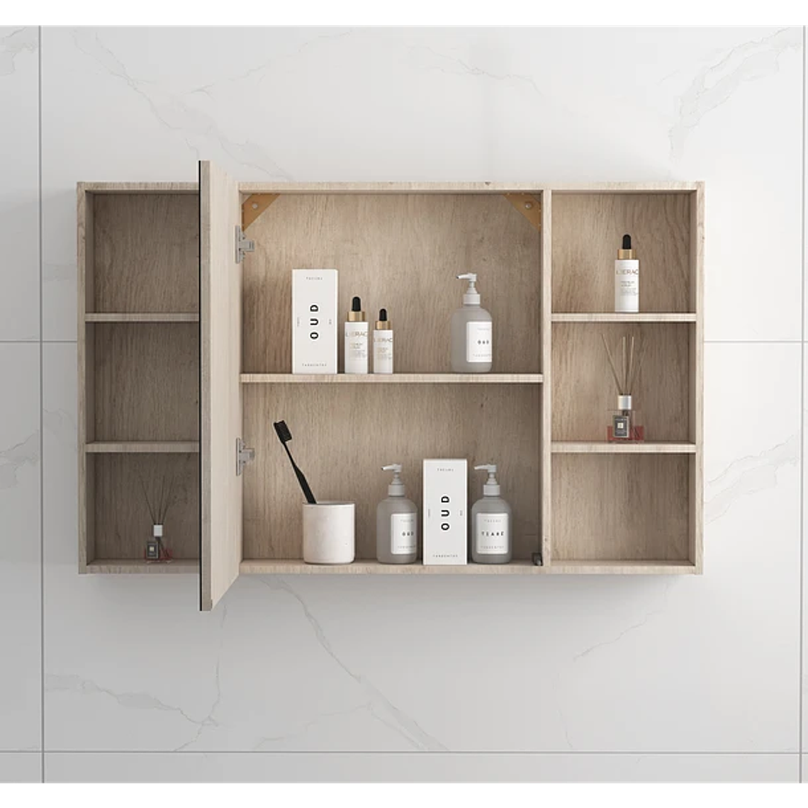 Mueble Botiquín para Baño Domsa MMR-100 Wood / 98x60x14cm 2