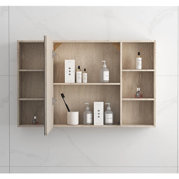 Mueble Botiquín para Baño Domsa MMR-100 Wood / 98x60x14cm 2