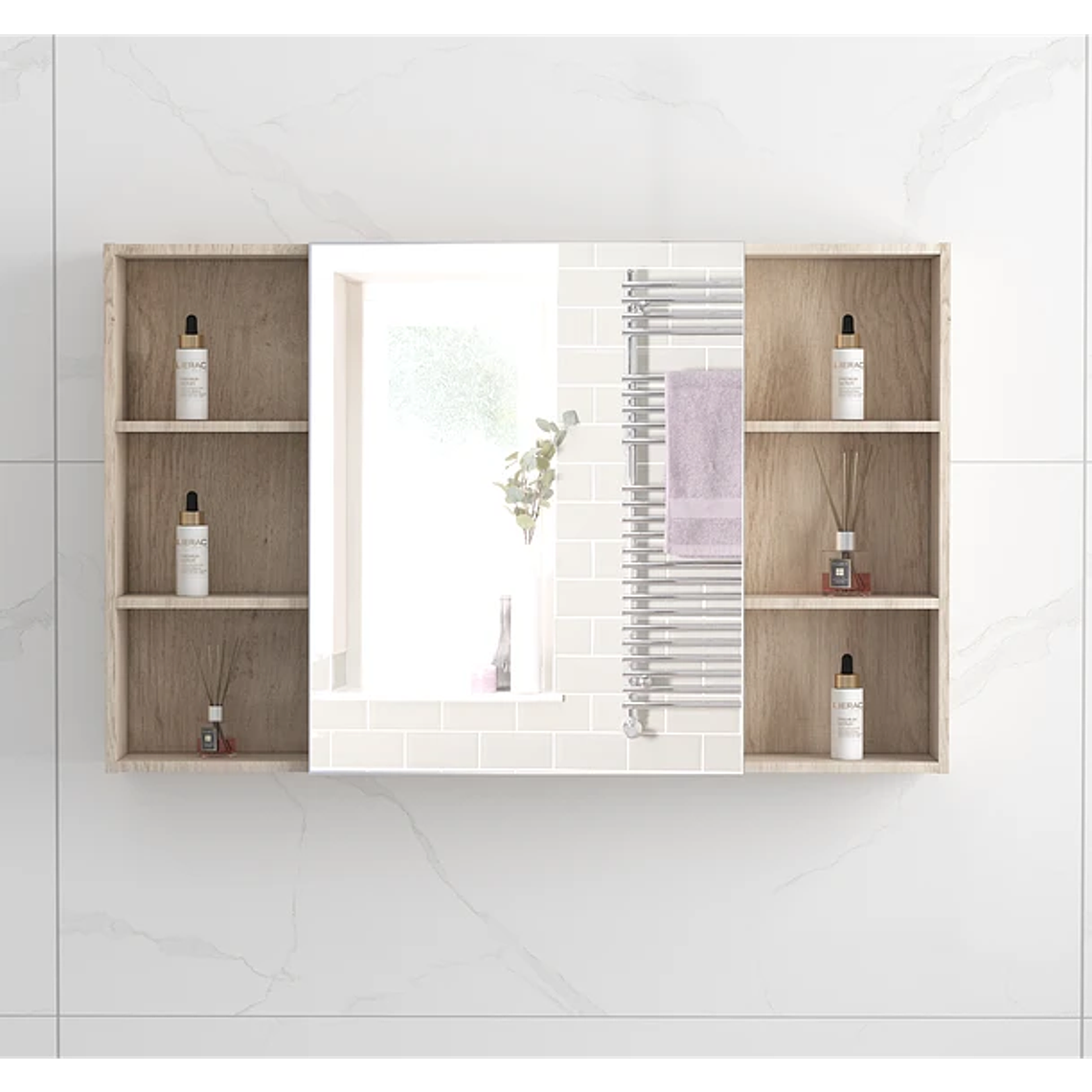 Mueble Botiquín para Baño Domsa MMR-100 Wood / 98x60x14cm 3