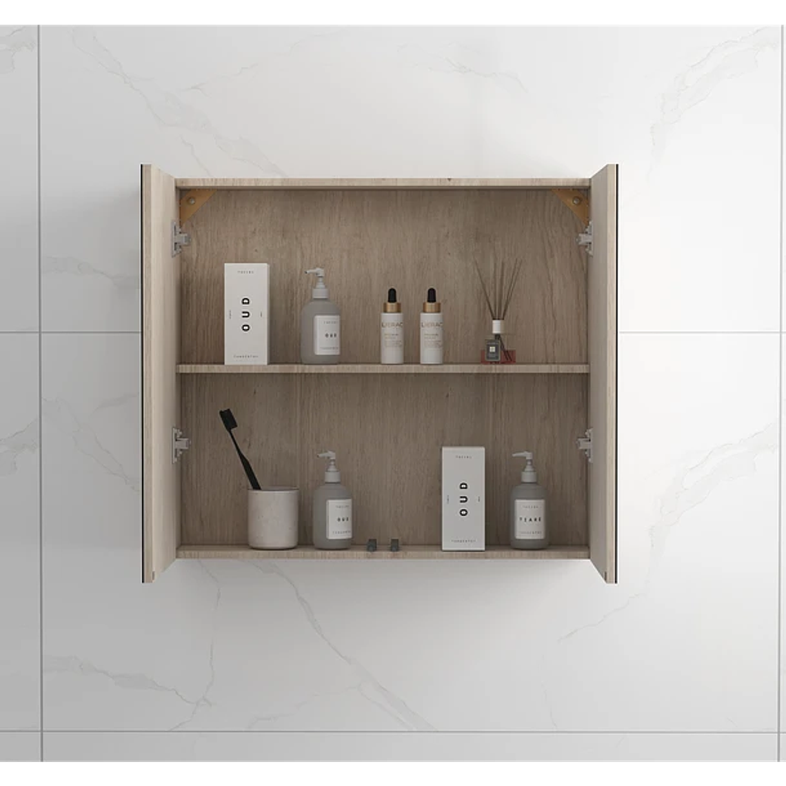 Mueble Botiquín para Baño Domsa MMR-70 Wood / 68x60x14cm 2