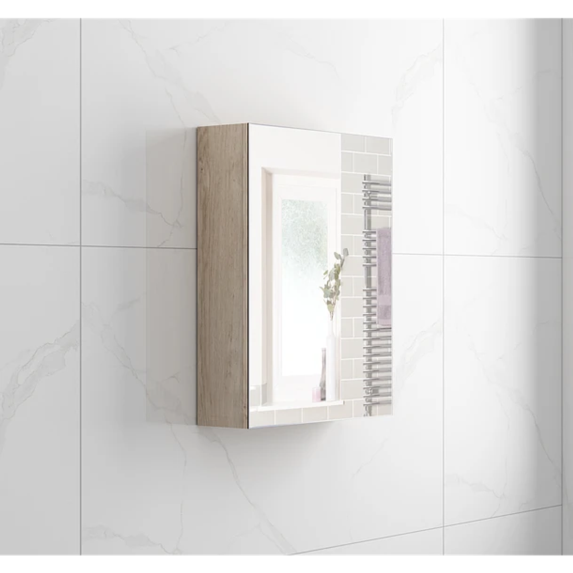 Mueble Botiquín para Baño Domsa MMR-50 Wood / 48x60x14cm 1