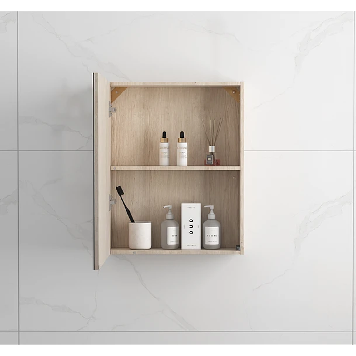 Mueble Botiquín para Baño Domsa MMR-50 Wood / 48x60x14cm 3