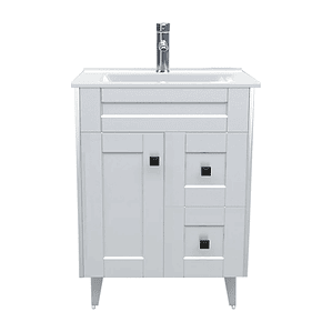 Kit Mueble Deluxe N60SK + Vanitorio Plano-60 Blanco / 60x47x80cm