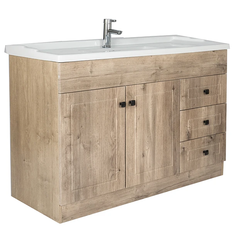 Kit Mueble B120PH-WOOD + Vanitorio F-120 / 120x80x47cm 2