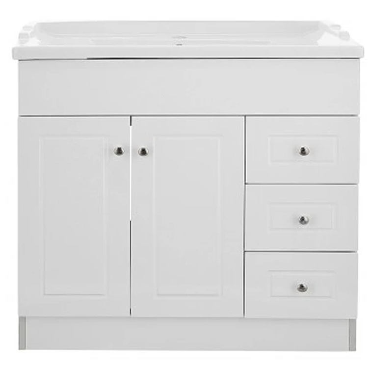 Kit Mueble B120PHD-B + Vanitorio F-120 Blanco Derecho / 120x80x47cm 1