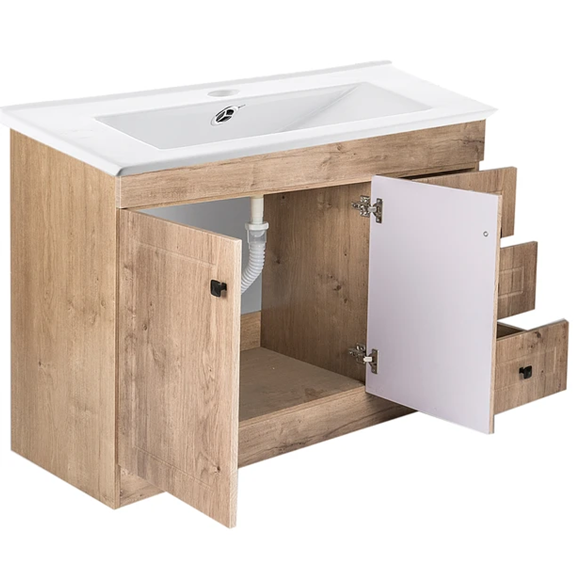 Kit Mueble B120PH-WOOD + Vanitorio Plano-120 / 120x80x47cm 3