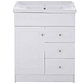 Kit Mueble B70-PHNB + Vanitorio F-70 Blanco Derecho / 70x47x80cm - Miniatura 1