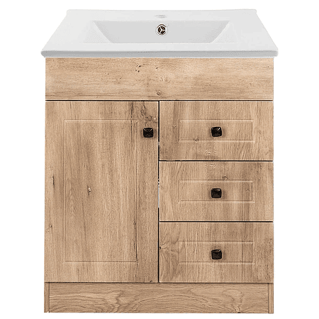 Kit Mueble b70phn-wood + Vanitorio Plano-70 W/ 70x80x47cm