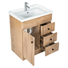 Kit Mueble b70phn-wood + Vanitorio F-70 W / 70x80x47cm