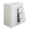 Kit Mueble B60-PHNB + Vanitorio Plano-60 Blanco Derecho/ 60x80x47cm