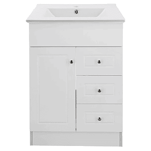 Kit Mueble B60-PHNB + Vanitorio Plano-60 Blanco Derecho/ 60x80x47cm