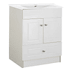 Kit Mueble B60-PHB + Vanitorio Plano-60 Blanco / 60x80x47cm