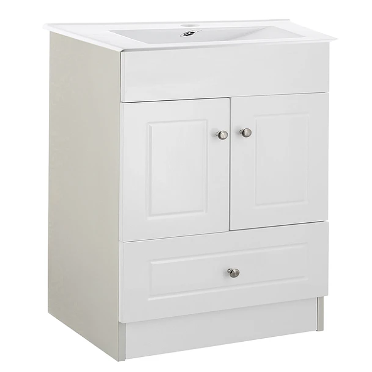 Kit Mueble B60-PHB + Vanitorio Plano-60 Blanco / 60x80x47cm 2