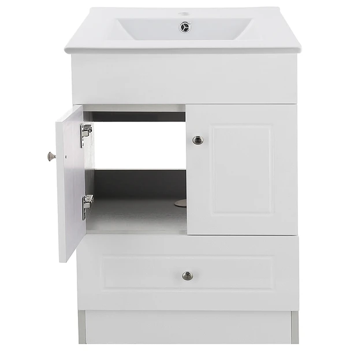 Kit Mueble B60-PHB + Vanitorio Plano-60 Blanco / 60x80x47cm 3