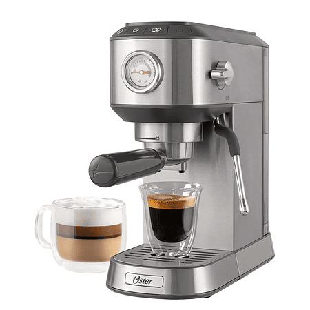 Cafetera automática de espresso celeste Oster® PrimaLatte™ BVSTEM6603CC -  Productos y accesorios originales Oster ®