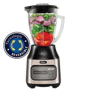 LICUADORA OSTER CON TECNOLOGÍA REVERSIBLE, 2 PROGRAMAS AUTOMÁTICOS Y 3 VELOCIDADES MÁS PULSO