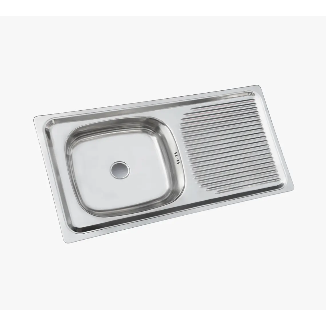 Lavaplatos 800X435 SP Con Rebalse Empotrar Monoblock Rebalse 1