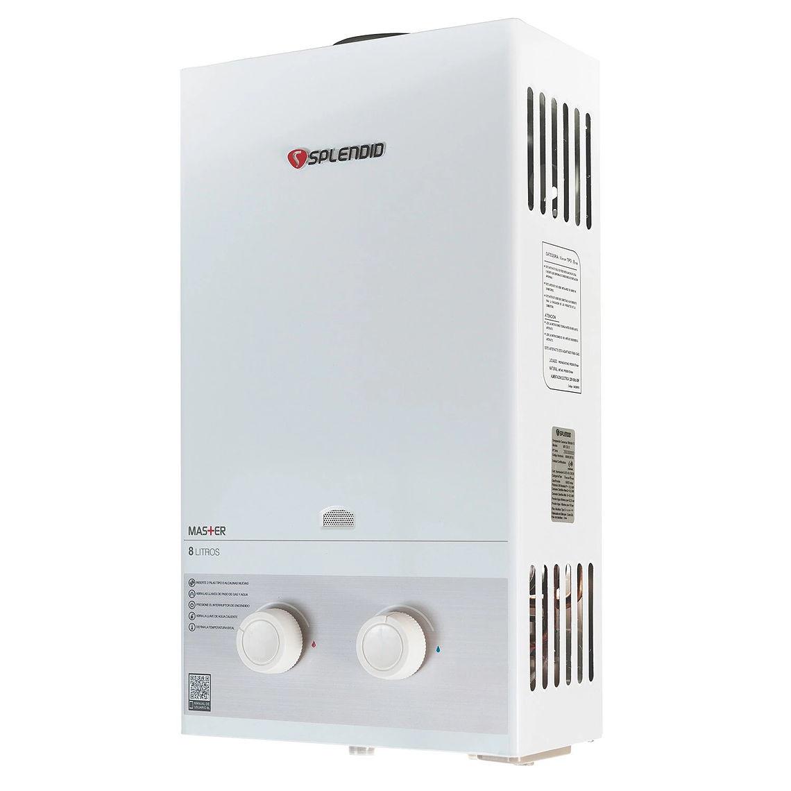 CALEFONT 8 LITROS GAS NATURAL TIRO NATURAL SPLENDID 2