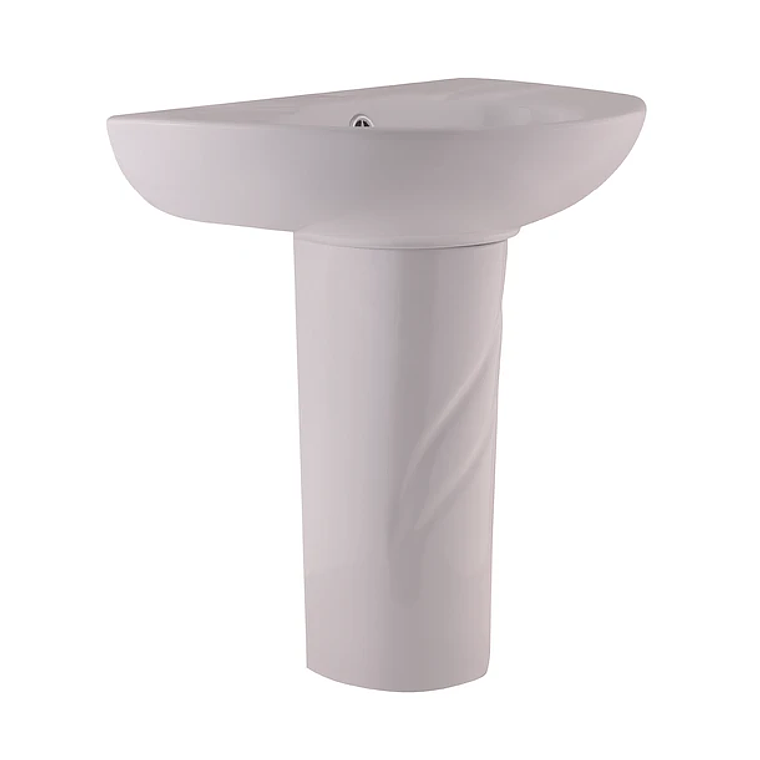Lavamanos de Pedestal Kinder Domsa LP-301 43x36x54cm 1