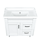 Kit Mueble Deluxe 80SK + Vanitorio F-80 Blanco Derecho / 80x80x47cm - Miniatura 2