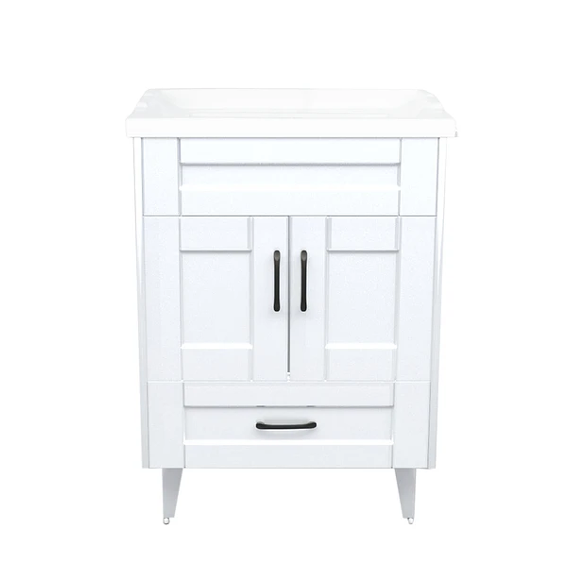 Kit Mueble Deluxe B60SK + Vanitorio F-60 Blanco / 60x47x80cm 1