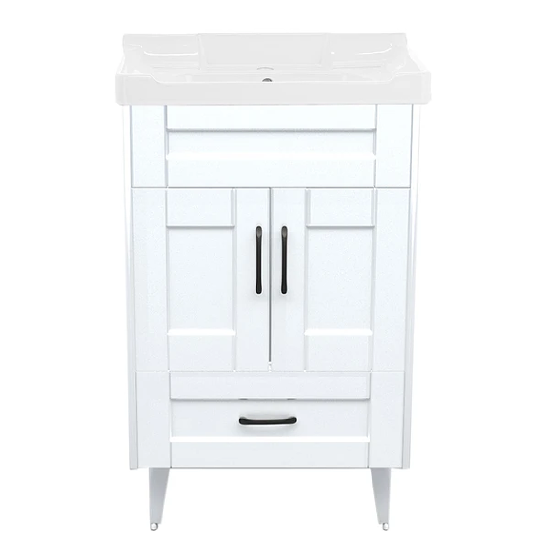 Kit Mueble Deluxe B50SK + Vanitorio 856-50 Blanco / 50x40x80cm 1