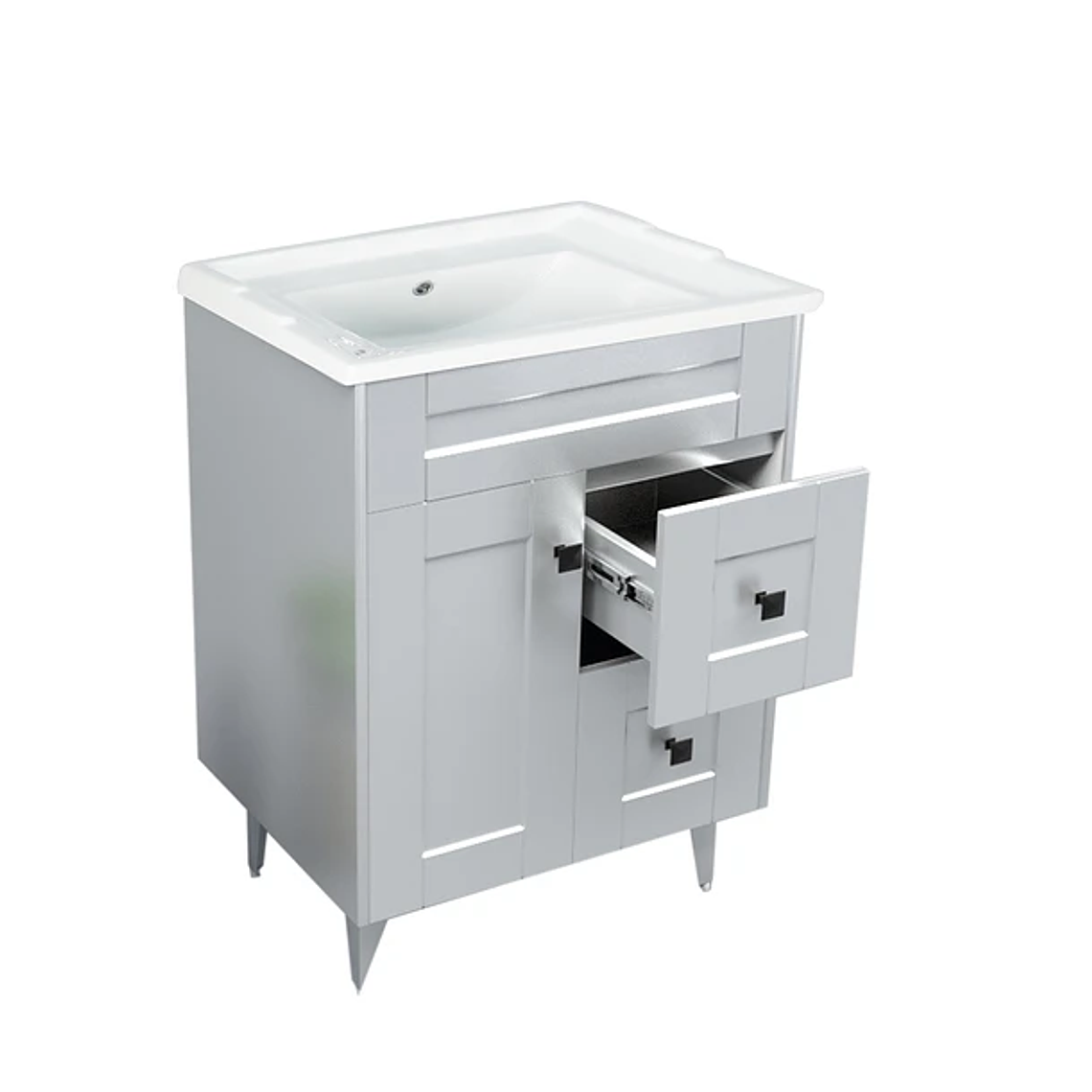 Kit Mueble Deluxe N60SK + Vanitorio F-60 Blanco  2