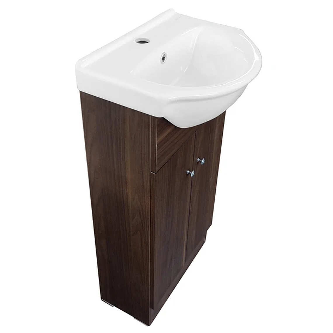 Kit Mueble Vanitorio Domsa MB40Z + Vanitorio 40Z Nogal Oscuro / 44x35x89cm 4