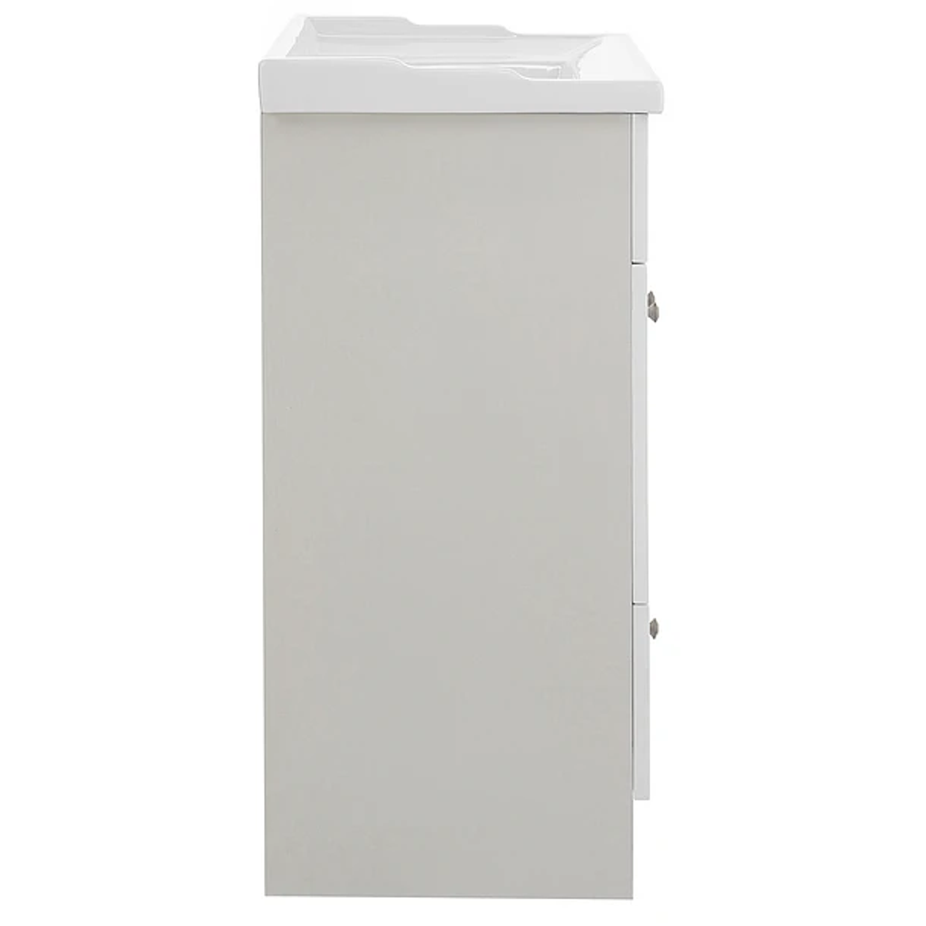 Kit Mueble B-50-PH + Vanitorio F-50 Blanco / 50x80x40cm