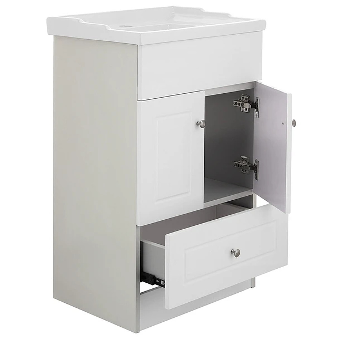 Kit Mueble B-50-PH + Vanitorio F-50 Blanco / 50x80x40cm 4