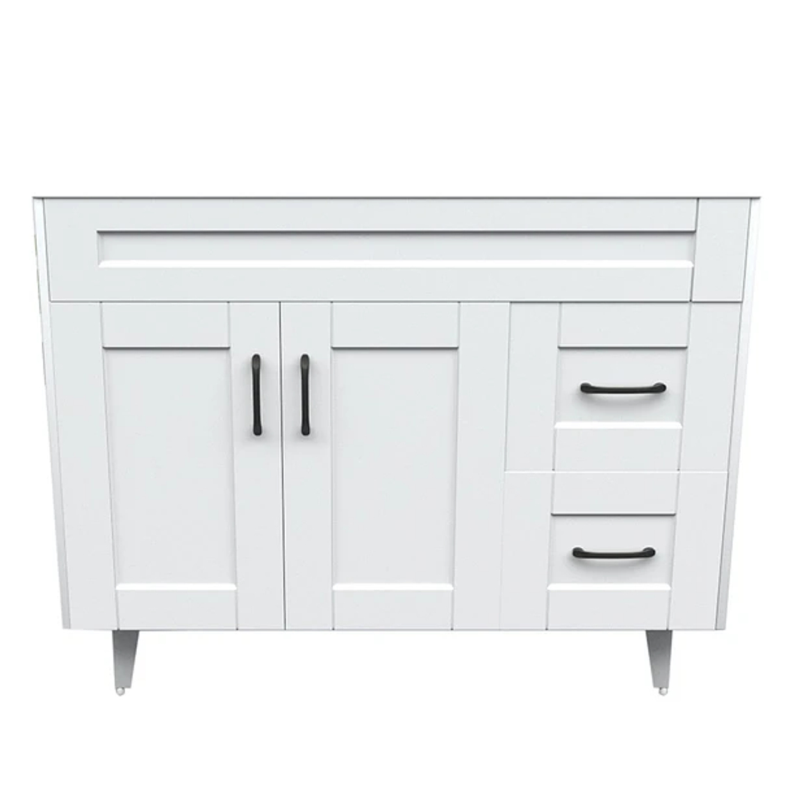 Kit Mueble Deluxe 100SK con Vanitorio Plano-100 Blanco 1