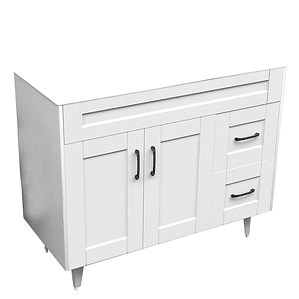 Kit Mueble Deluxe 100SK con Vanitorio Plano-100 Blanco