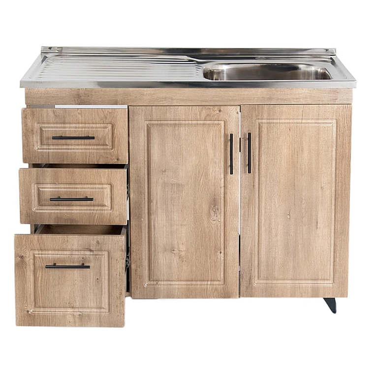 Kit Mueble + Lavaplatos W Izquierdo 100x90x50cm 3