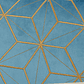 FUNDA DE COJIN  ESTILO GEOMETRICO TEXTURIZADO 45 X 45 AZUL CLARO - Miniatura 5