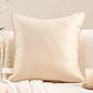 FUNDA DE COJIN BORDADO 50 X 50 JHA BEIGE - Miniatura 3