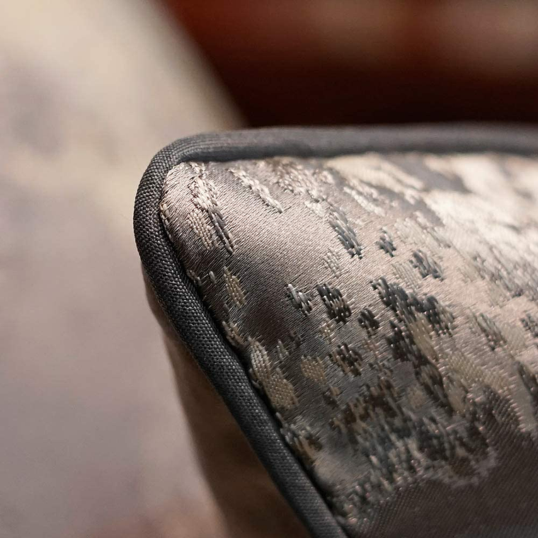 FUNDA DE COJIN DE LUJO ESTAMPADO BOHEMIO 50 X 50 COBRIZO OXIDADO 4