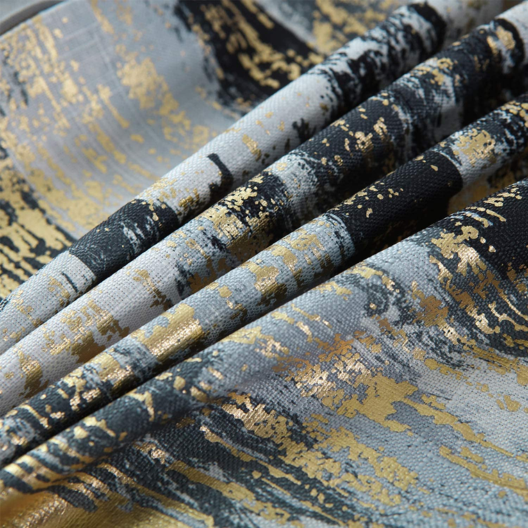 FUNDA DE COJIN 100% TERCIOPELO 45 X 45 NEGRO DORADO 6