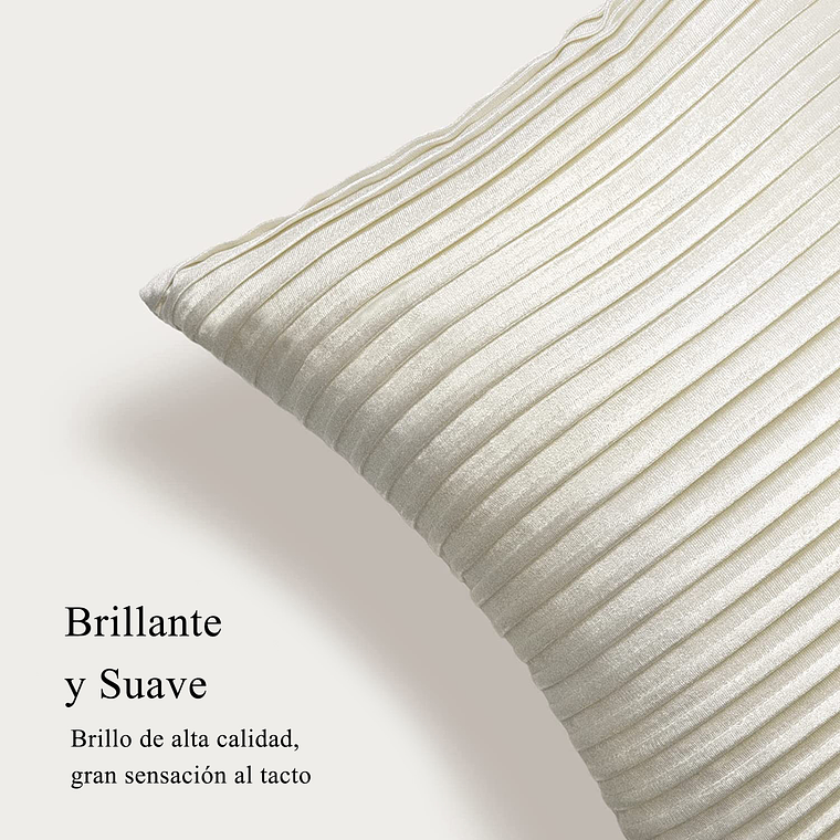 FUNDA DE ALMOHADA DECORATIVA DE TERCIOPELO 45 X 45 BLANCO INVIERNO 3