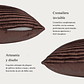 FUNDA DE ALMOHADA DECORATIVA DE TERCIOPELO 45 X 45 CAFE - Miniatura 3