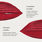 FUNDA DE ALMOHADA DECORATIVA DE TERCIOPELO 45 X 45 ROJO - Miniatura 4