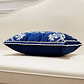 FUNDA DE COJIN 100% TERCIOPELO  ESTILO BOHEMIO 30 X 50 AZUL MARINO - Miniatura 4