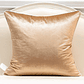 FUNDA DE COJIN 100% TERCIOPELO  ESTILO BOHEMIO 50 X 50 BEIGE - Miniatura 3
