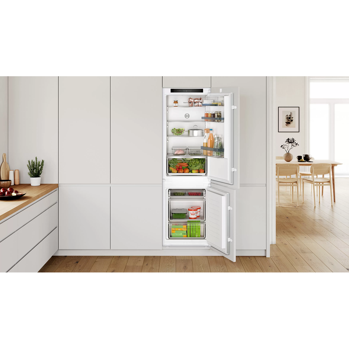 Serie 4 Frigorífico combinado integrable 177.2 x 54.1 cm Puerta deslizante 2