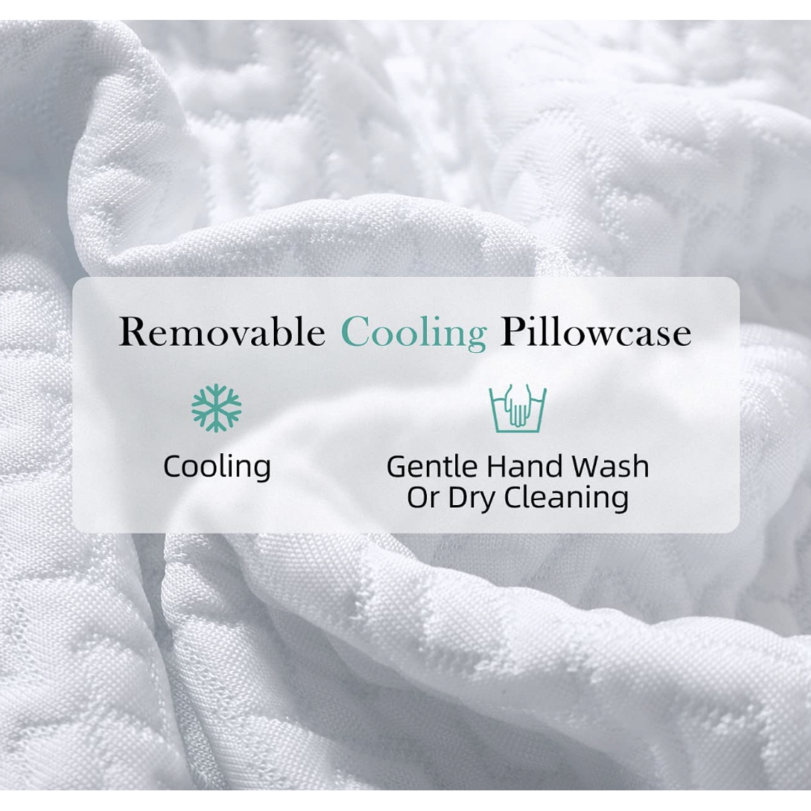 Almohada Ajustable Relleno Gel Viscoelastico Frío 3