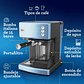 Kit Cafetera automática de espresso celeste Oster® PrimaLatte™ BVSTEM6603CC y Molinillo de café Oster® con 18 ajustes - Miniatura 3