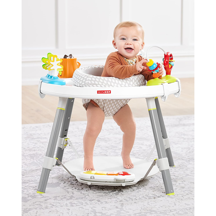 Centro de Actividades Para bebés, Con Tres Estaciones, Multifunción. 4