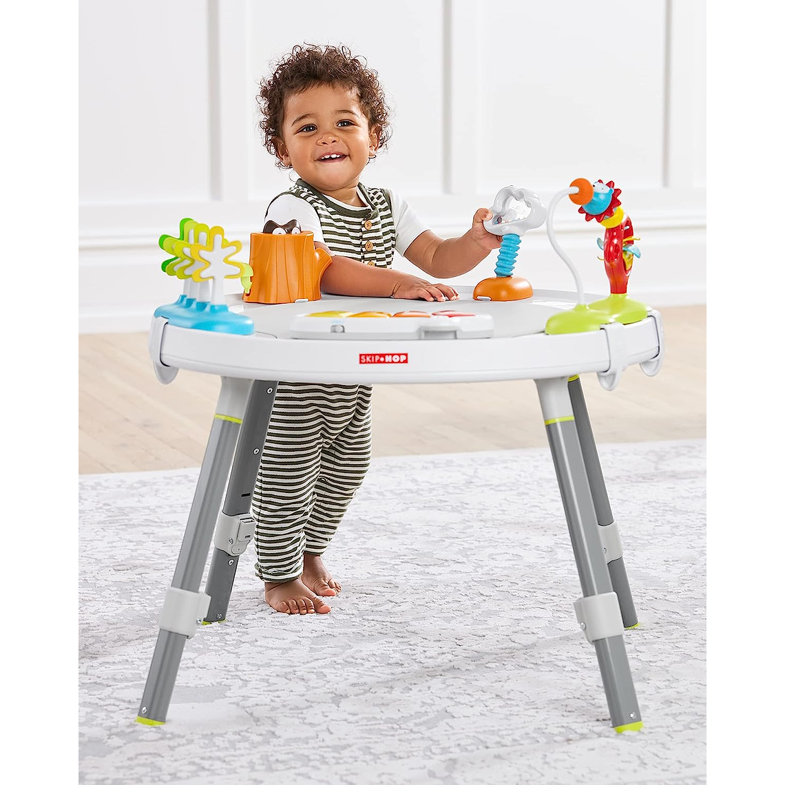 Centro de Actividades Para bebés, Con Tres Estaciones, Multifunción. 6